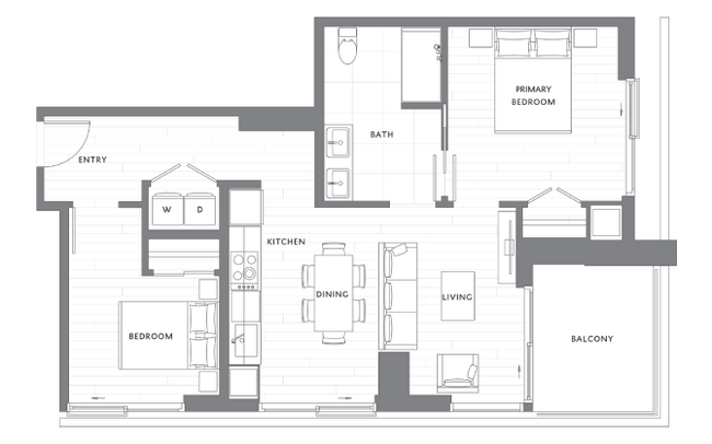 Unit S-1808 S-1808 floor plan